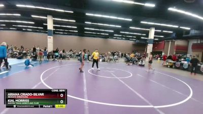 136 lbs Cons. Semi - Kial Morriss, Austin Texas Wrestling Club vs Ariana Criado-Silvar, ReZults Wrestling