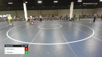 138 lbs Round Of 64 - Gabriel Bouyssou, RI vs Corey Camden, TX