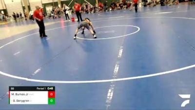 90 lbs Cons. Round 2 - Bode Berggren, Little Cougars vs Madison Burkes Jr, MAC Wrestling Club