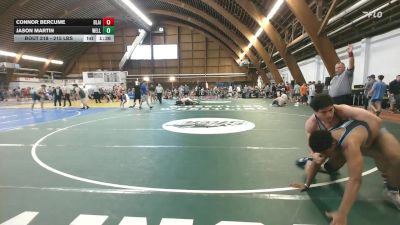 215 lbs Rr Rnd 2 - Connor Bercume, Blair Academy vs Jason Martin, Wellington C. Mepham