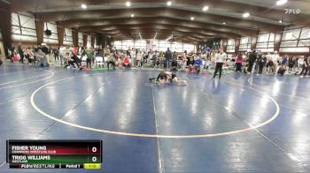 65 lbs Quarterfinal - Fisher Young, Champions Wrestling Club vs Trigg Williams, Westlake