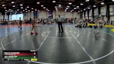 88 lbs Rd# 8- 12:30pm Saturday Final Pool - Ace Hamilton, Maryland GOLD vs Macyn Gardner, Untouchables