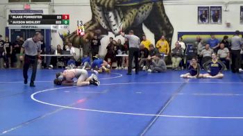 138 lbs Semifinal - Blake Forrester, Dallas Center-Grimes vs Jaxson Mehlert, Benton Community