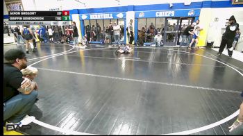 40 lbs Rr Rnd 5 - Jaxon Gregory, Tulsa Blue T Panthers vs Griffin Edmondson, Team Tulsa Wrestling Club
