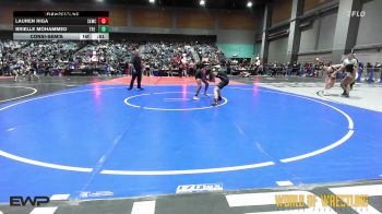 95 lbs Consolation - Lauren Riga, Salem Elite Mat Club vs Brielle Mohammed, The Valley Wrestling Club