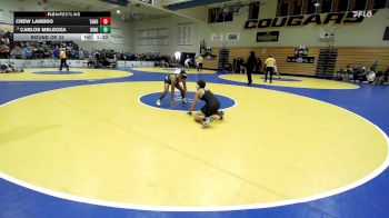 123 lbs Round Of 32 - Crew Lambro, Tahoma (WA) vs Carlos Melgoza, Kingsburg