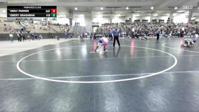 65 lbs Quarterfinal - Emily Parker, Cumberland Co Youth WC vs Emery Grassman, Higher Calling Wrestling
