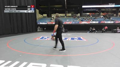 207 lbs 7th Place Match - Kylee Lindsley, Ottawa vs Hayeni Costa, Lindsey Wilson