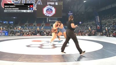 235 lbs Champ. Rd Of 16 - Molly Marty, Kansas vs Alyciana Rogers, Texas