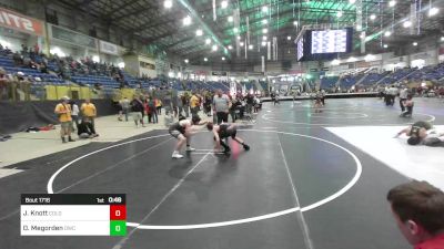 135 lbs Consi Of 16 #1 - Jameson Knott, Colorado Top Team vs Owen Megorden, Dwc