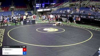 120 lbs Cons Semi - Nathan Desmond, Pennsylvania vs Isaiah Cortez, California