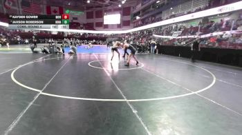 132 lbs Cons. Round 4 - Jaxson Roberson, Borah vs Kayden Gower, Mountain View