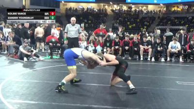 126 lbs Quarterfinal - Kolbie Vance, Nashua-Plainfield vs Zander Youngblut, Don Bosco