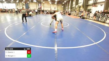 220 lbs Consi Of 16 #1 - Clayton Downs, OH vs Kmauri Morgan, NC