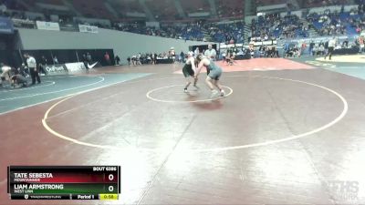 6A-220 lbs Cons. Round 3 - Tate Sebesta, Mountainside vs Liam Armstrong, West Linn