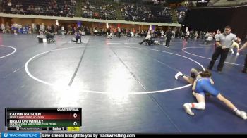 95 lbs Quarterfinal - Braxton Winkey, Central Iowa Wrestling Club /Team Intensity vs Calvin Rathjen, Sebolt Wrestling Academy