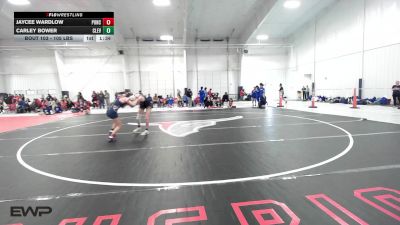 105 lbs Rr Rnd 1 - Jaycee Wardlow, Ponca City LadyCat Wrestling vs Carley Bower, Cleveland