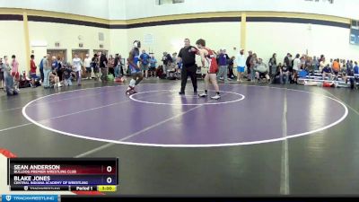 138 lbs Cons. Round 2 - Sean Anderson, Bulldog Premier Wrestling Club vs Blake Jones, Central Indiana Academy Of Wrestling