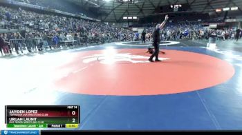 86 lbs Cons. Round 2 - Urijah Launit, Mat Demon Wrestling Club vs Jaiyden Lopez, Toppenish USA Wrestling Club