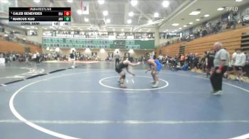 144 lbs Cons. Semi - Caleb Benevides, Brawley vs Marcus Kuo, Arroyo