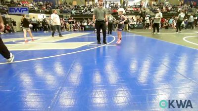 49 lbs Round Of 16 - Waylon Macke, F-5 Grappling vs James Stephens, Chickasha Youth Wrestling