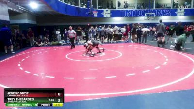 141 lbs Champ. Round 1 - Jeremy Ortiz, Campbellsville (Ky.) vs Trey Thebarge 3, Apprentice School