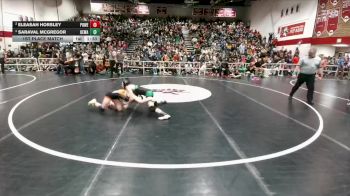 115 lbs 1st Place Match - Saraval McGregor, Kelly Walsh vs Eleasah Horsley, Powell