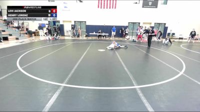 71 lbs 5th Place Match - Levi Jackson, IA vs Henry Lorenz, WI