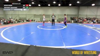 85 lbs Rr Rnd 1 - Kevin Ward, Best Trained 14U 1 vs Anthony Martinez, Untouchables 14U Black