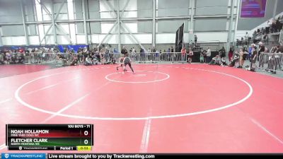 71 lbs Semifinal - Noah Hollamon, Mine Yard Dogs WC vs Fletcher Clark, North Montana WC