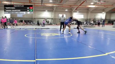 170 lbs Cons. Round 7 - Amara Crawford, Jay County vs Taryn Naill, Lebanon High School