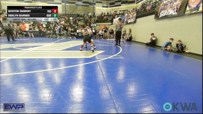 90 lbs Rr Rnd 5 - Boston Emmert, Piedmont vs Deklyn Barnes, Harrah Little League Wrestling