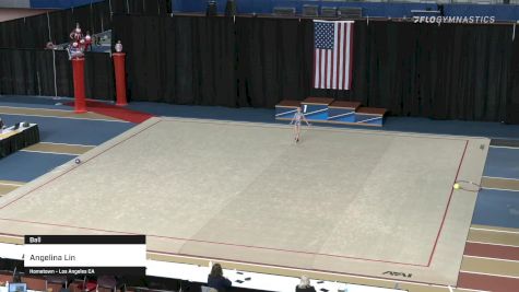 Angelina Lin - Ball - 2021 Rhythmic Elite Qualifier