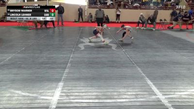65_B lbs Round Of 64 - Bryson Warner, Wyalusing vs Lincoln Lehner, Cambria Heights