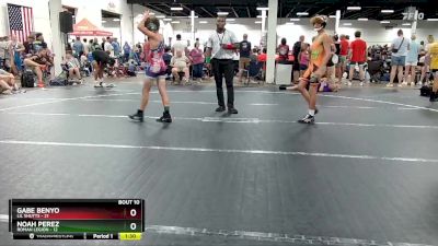 100 lbs Round 4 (6 Team) - Gabe Benyo, Lil Shutts vs Noah Perez, Roman Legion