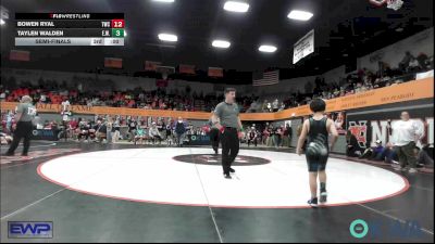 67 lbs Semifinal - Brett Brooks, Shelton Wrestling Academy vs Colt Topping, Smith Wrestling Academy