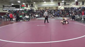 120 lbs Cons. Round 3 - Braden Anderson, Hinton vs Atlee Dewitt, Alburnett