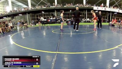 142 lbs Round 4 (6 Team) - Maggie Beaird, Oklahoma vs Andalyn Barker, Ohio Red