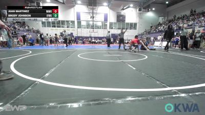 140 lbs Rr Rnd 2 - Juan Martinez, Warhorse Wrestling Club vs Brody Johnson, Kiefer Youth Wrestling Club
