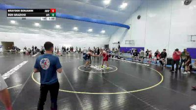 285 lbs Round 7 (10 Team) - Brayden Benjamin, AWA PA Posse vs Ben Graziosi, GPS
