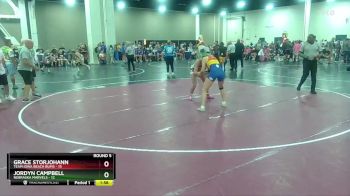 125 lbs Round 5 (8 Team) - Jordyn Campbell, Nebraska Marvels vs Grace Storjohann, Team Iowa Beach Bums