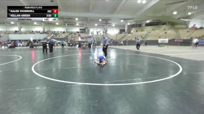 55 lbs Semifinal - Kaleb Thornhill, Buccaneer Wrestling Club vs Kellan Green, Higher Calling Wrestling