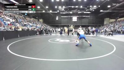 157 lbs Champ. Round 1 - Lucas Skouse, Overland Park - Blue Valley Southwest HS vs Tristan Ring, Andover