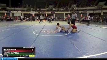 138 Elite Varsity Quarterfinal - Nick Dempsey, Thompson vs Austin Campbell, Athens