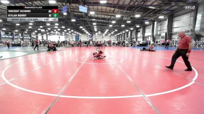 132 lbs Consi Of 16 #1 - Kobe Negrete, CA vs Patrick Tarantella, PA