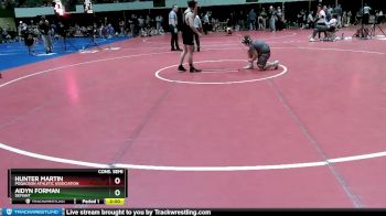 120 lbs Cons. Semi - Hunter Martin, Poquoson Athletic Association vs Aidyn Forman, Defiant