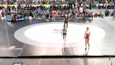 100 lbs Round Of 64 - Genevieve Dykstra, IL vs Violet Diaz, IA