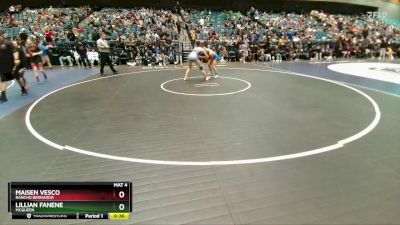 145 lbs Cons. Round 5 - Maisen Vesco, Rancho Bernardo vs Lillian Fanene, Mcqueen