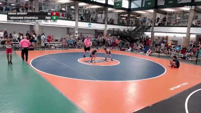 73-78 lbs Champ. Round 1 - Benjamin Stanfield, P3 Warrior Wrestling Academy vs Uriah Sperry, VICTORY