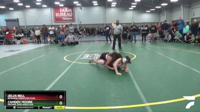 92 lbs Cons. Round 1 - Camden Moore, Machine Shed Wrestling vs Jelus Bell, Richmond Wrestling Club